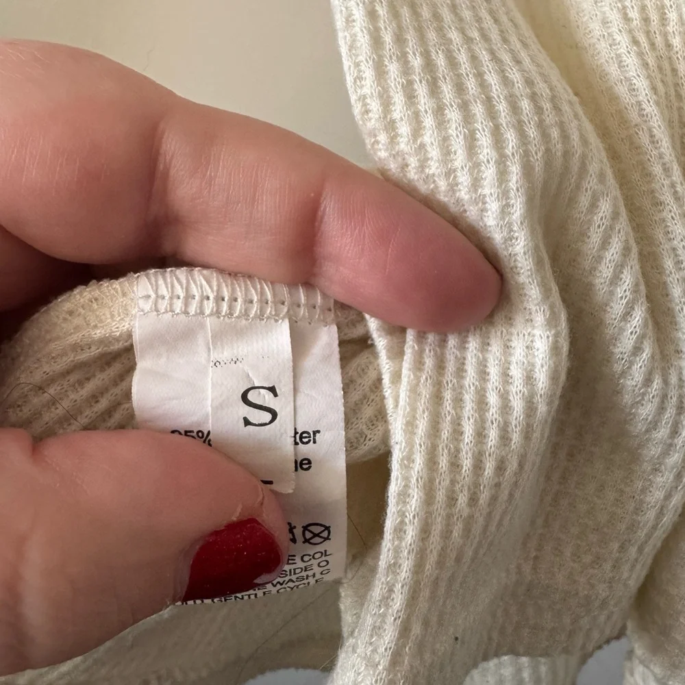 SHEIN Waffle Knit Tee